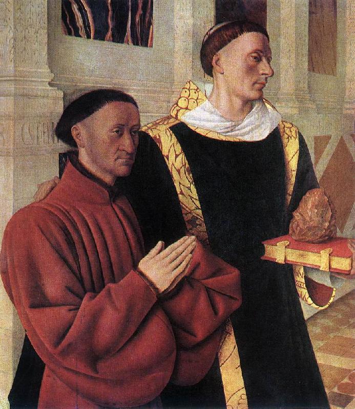 FOUQUET, Jean Estienne Chevalier with St Stephen dfhj
